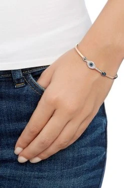 Γυναικεία Βραχιόλια Swarovski - Βραχιόλι Bangle Evil Eye χρυσαφί -Swarovski Κατάστημα unnamed file 1185