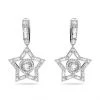 Γυναικεία Σκουλαρίκια Swarovski Stella ασημί
