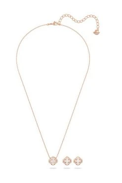 Γυναικεία Σετ Κολιέ και σκουλαρίκια Swarovski Κολιέ και σκουλαρίκια Swarovski βρώμικο ροζ -Swarovski Κατάστημα unnamed file 147