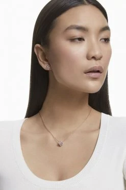 Γυναικεία Σετ Κολιέ και σκουλαρίκια Swarovski Κολιέ και σκουλαρίκια Swarovski βρώμικο ροζ -Swarovski Κατάστημα unnamed file 148