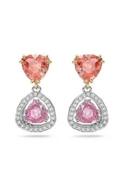 Γυναικεία Σκουλαρίκια Swarovski ροζ