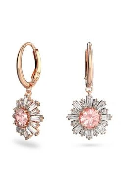 Γυναικεία Σκουλαρίκια Swarovski Σκουλαρίκια Swarovski βρώμικο ροζ