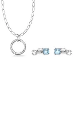 Γυναικεία Κολιέ Σκουλαρίκια Swarovski ασημί -Swarovski Κατάστημα unnamed file 1645