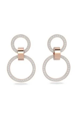 Γυναικεία Σκουλαρίκια Swarovski χρυσαφί