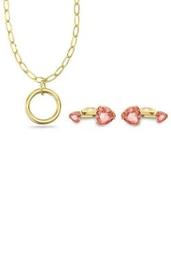 Γυναικεία Κολιέ Σκουλαρίκια Swarovski ροζ -Swarovski Κατάστημα unnamed file 1877