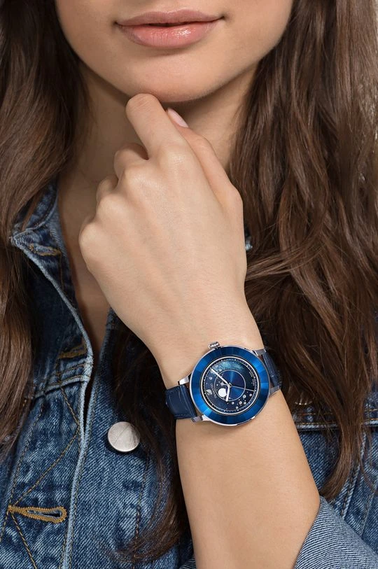 Γυναικεία Ρολόγια Ρολόι Swarovski χρώμα: ναυτικό μπλε 4 Γυναικεία Ρολόγια Ρολόι Swarovski χρώμα: ναυτικό μπλε - Image 4