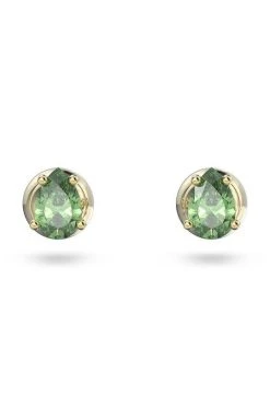 Γυναικεία Σκουλαρίκια Swarovski πράσινο