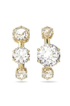 Γυναικεία Swarovski - Σκουλαρίκια Constella χρυσαφί