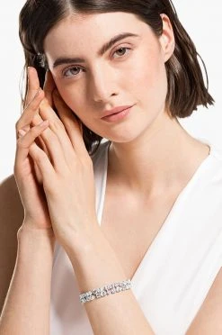 Γυναικεία Βραχιόλια Swarovski - Βραχιόλι TENNIS DLXMC ασημί -Swarovski Κατάστημα unnamed file 288