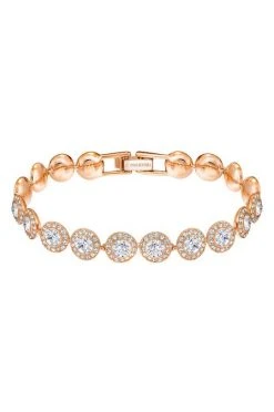 Γυναικεία Βραχιόλια Swarovski - Βραχιόλι ANGELIC χρυσαφί