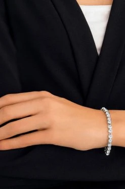 Γυναικεία Βραχιόλια Swarovski - Βραχιόλι Tennis ασημί -Swarovski Κατάστημα unnamed file 417