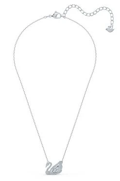 Γυναικεία Swarovski - Κολιέ Dancing Swan ασημί