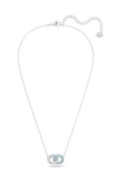 Γυναικεία Κολιέ Swarovski ανοιχτό μπλε