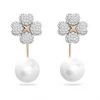 Γυναικεία Σκουλαρίκια Swarovski χρυσαφί