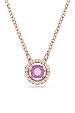 Γυναικεία Swarovski - Κολιέ Sparkling χρυσαφί